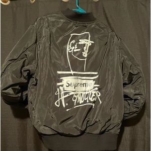 Supreme Jean Paul gaultier reversible backpack jacket